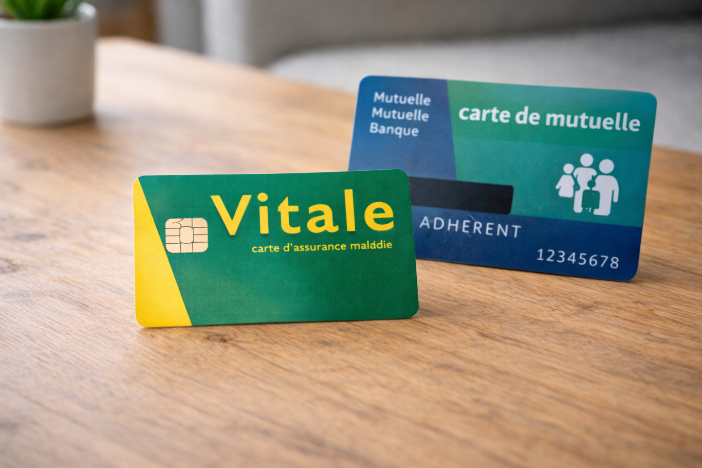 Tiers payant carte Vitale et mutuelle – opticien à Boulazac Une carte Vitale et une carte de mutuelle pour le tiers payant optique